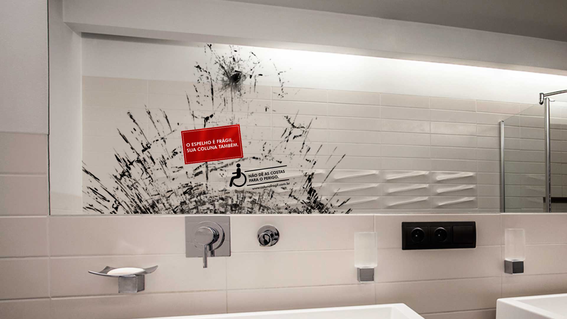 Guerrilha Espelho Banheiro