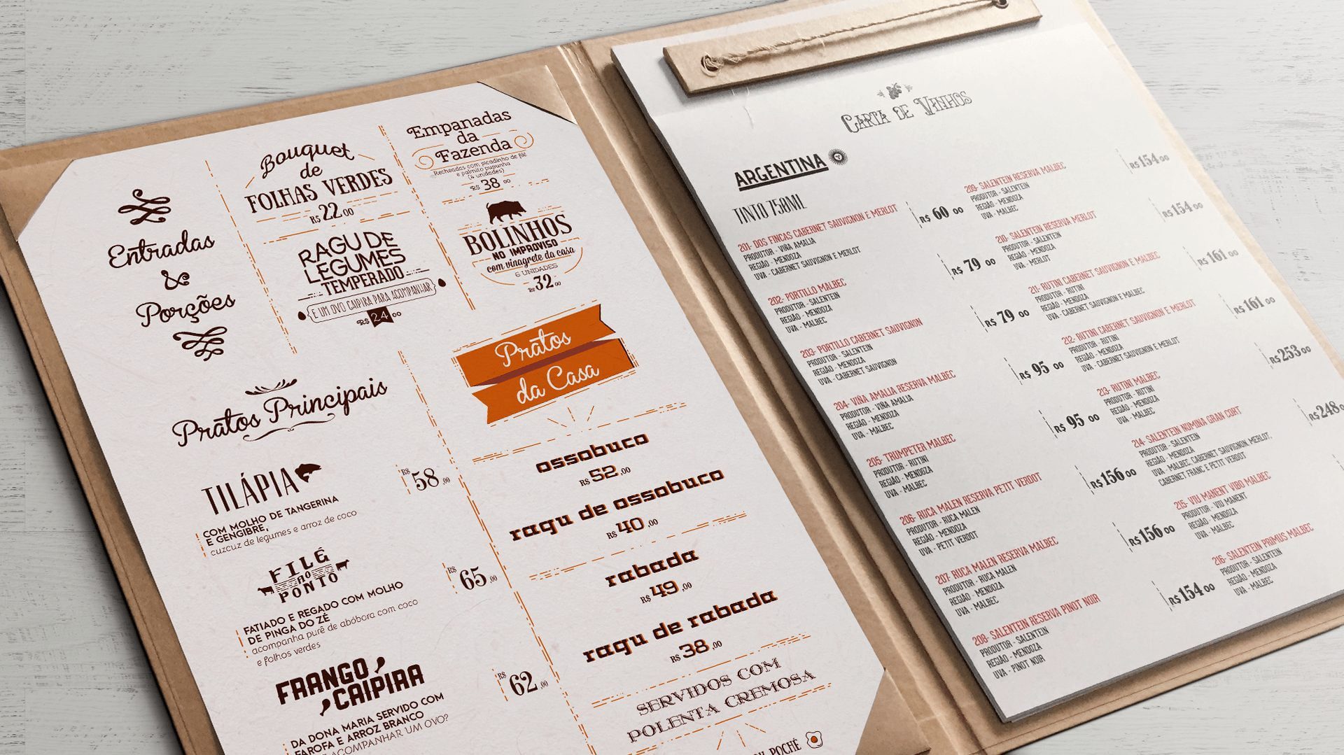 Cardápio